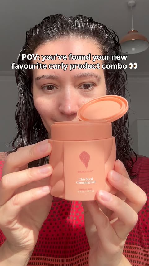 Instagram post by @curlsbythecoast for Bounce Curl. Caption reads: @bouncecurl have done it again - their new Chia....