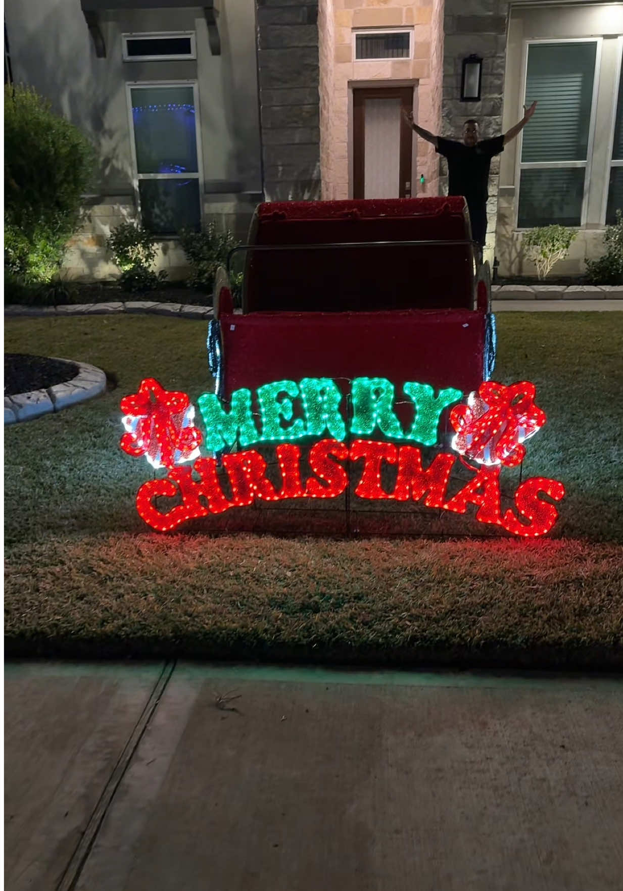 TikTok post by @nicolettelifts for Lowe's. Caption reads: It’s Nov!  So basically it’s Christmas 🎄 🤣🫶🏽 ....
