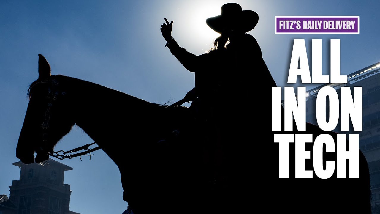 YouTube post by @GoPowercat for Coldest. Caption reads: Tech carries entire Big 12 into CFP | Daily....