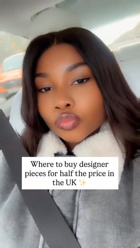 Instagram post by @theblessingalbright for Bicester Village. Caption reads: If you were looking for me on my birthday, this is....