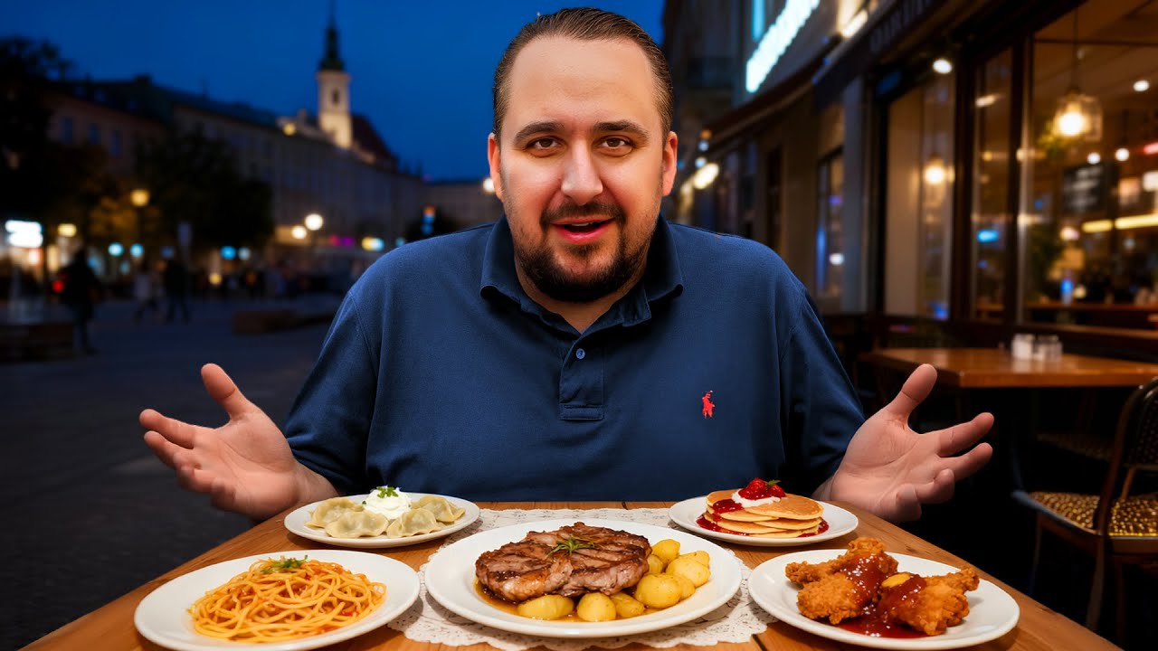 YouTube post by @WujekPaolo for Trade Republic. Caption reads: NIGHT EATING PAH *Total SCAM?!?*.