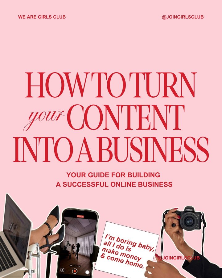 Instagram post by @joingirlsclub for Flodesk. Caption reads: [...] really get this. We’re so grateful for....