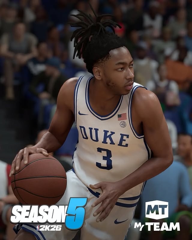 Instagram post by @showtime.slim for NBA 2K. Caption reads: [...] to be a part of MyTEAM for Season 5 of....
