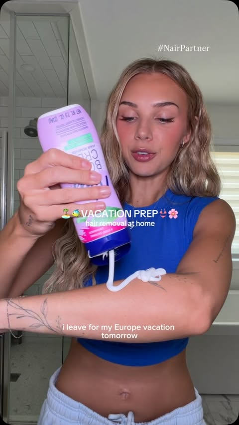 Instagram post by @vanilla__swirlxx for Nair. Caption reads: #NairPartner i always love using the @naircare....
