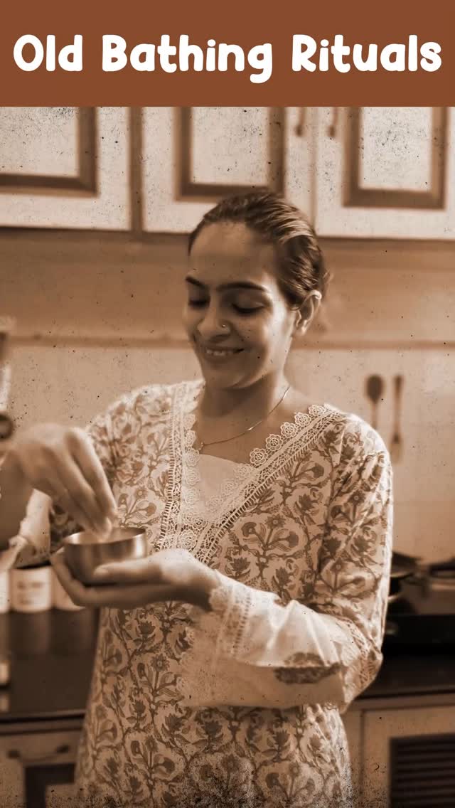 Instagram post by @powerful.parentingg for Mother Sparsh. Caption reads: From dadi’s katori to my bathroom shelf. 😍

Milk....