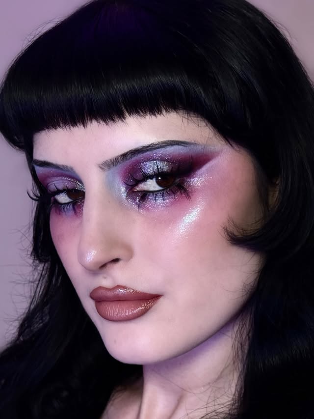 Instagram post by @ashleyartistryy_ for Blend Bunny Cosmetics. Caption reads: [...] products used: *pr or gifted •....