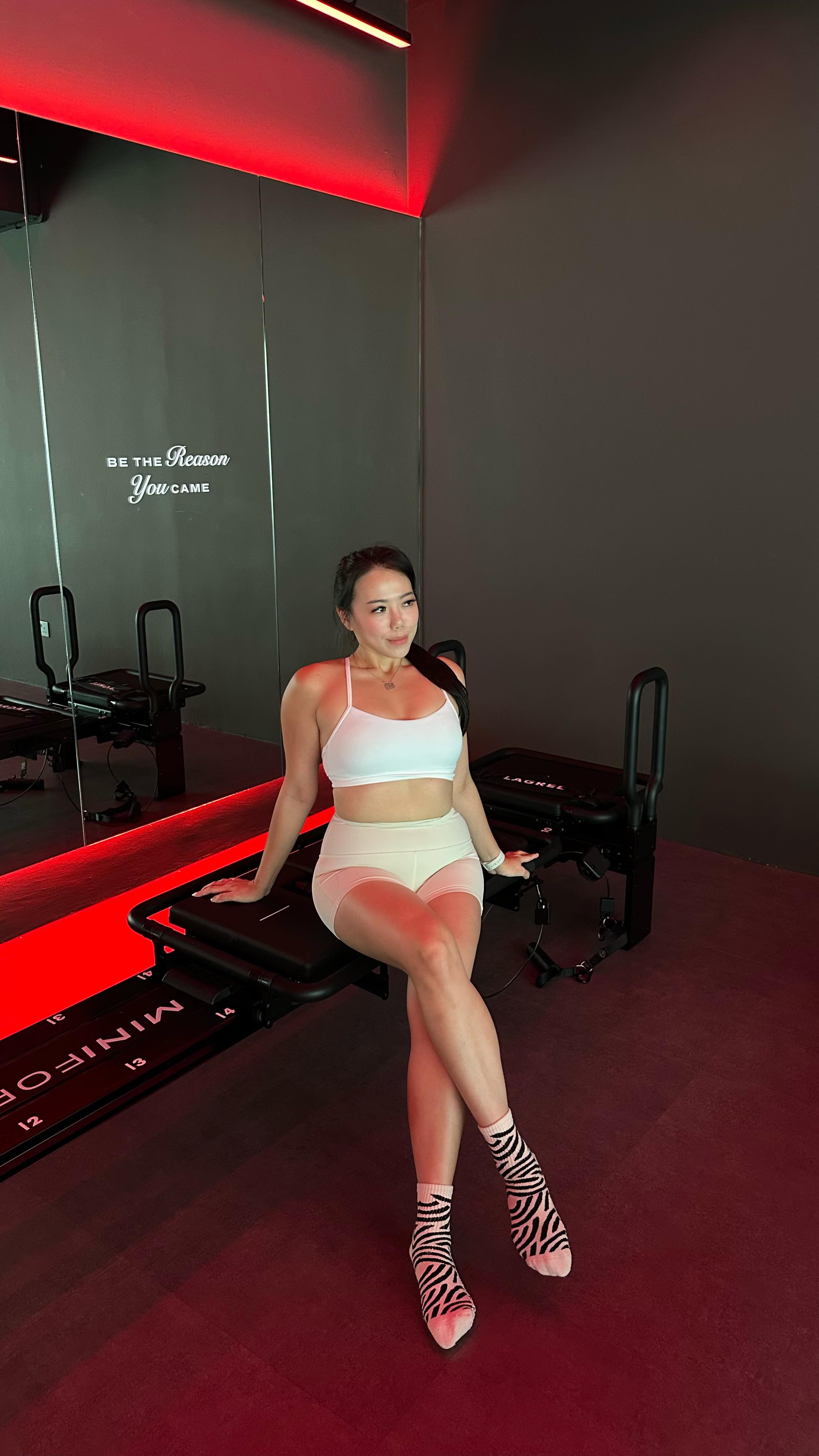 Instagram post by @corelablagree.my for ClassPass. Caption reads: Found my Lagree therapy in KL✨ + the best partner....