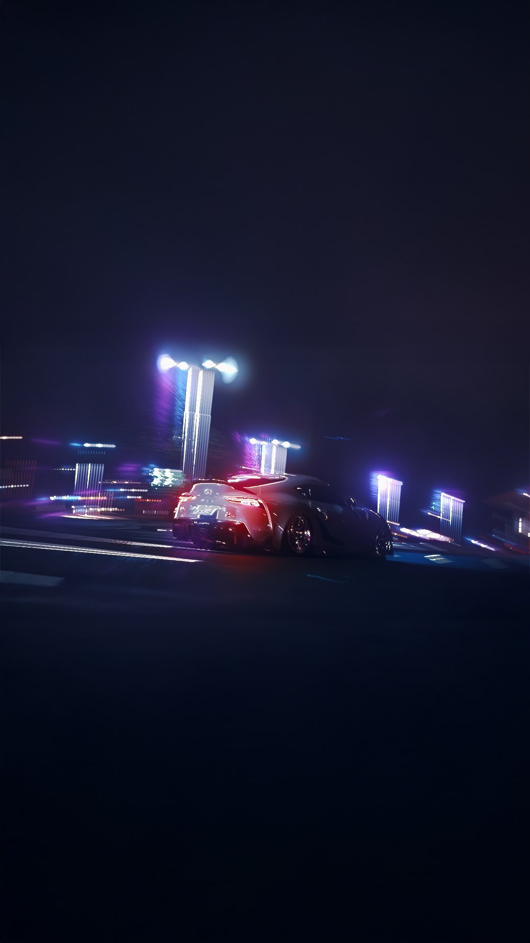 Instagram post by @brenxdan for SIRUI Imaging. Caption reads: [...] Toyota Supra Shot on Sony FX3 Lens:....