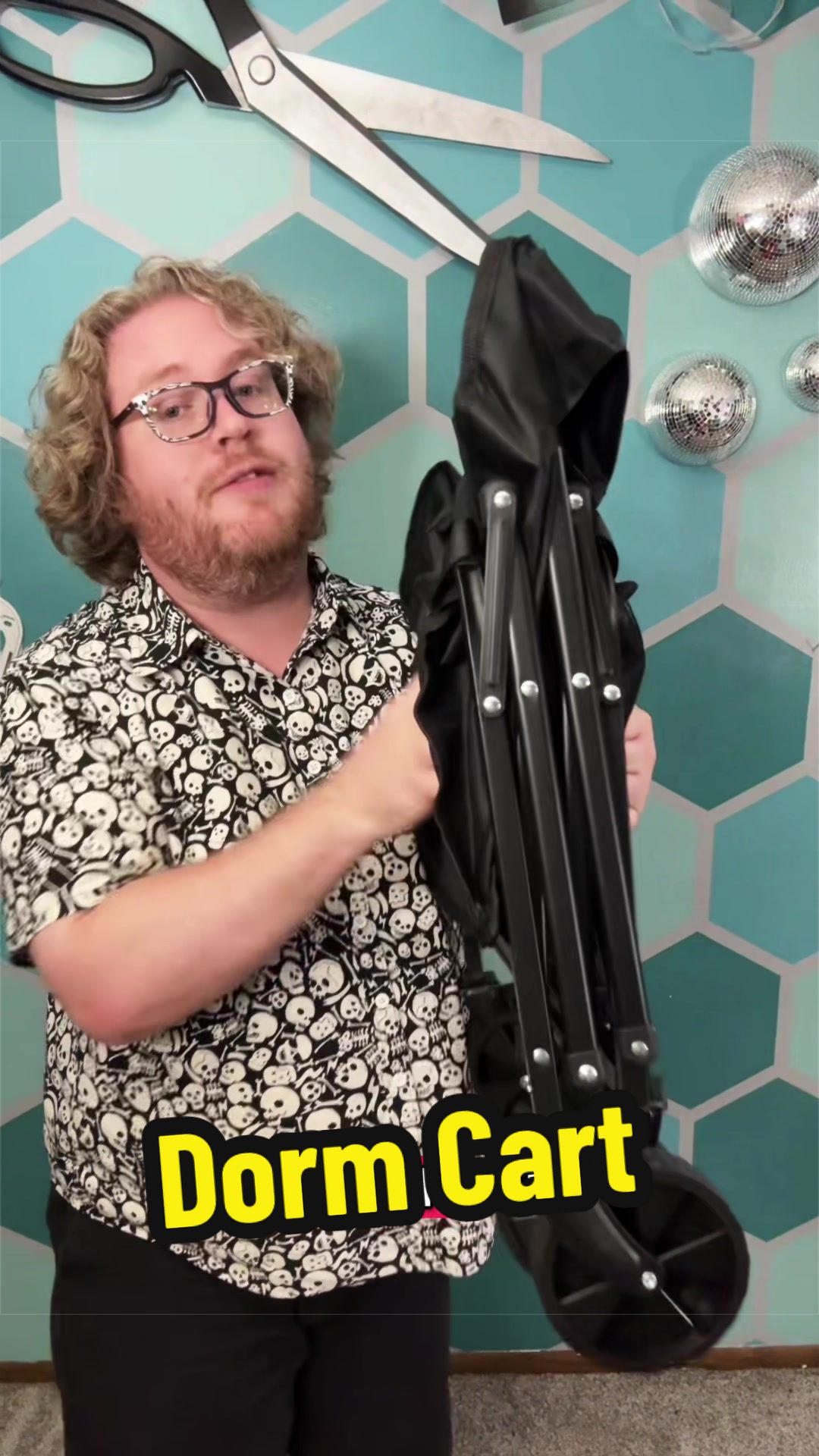 TikTok post by @seatrick for WeCharmer Store. Caption reads: Perfect for dorm life from @WeCharmer Store.