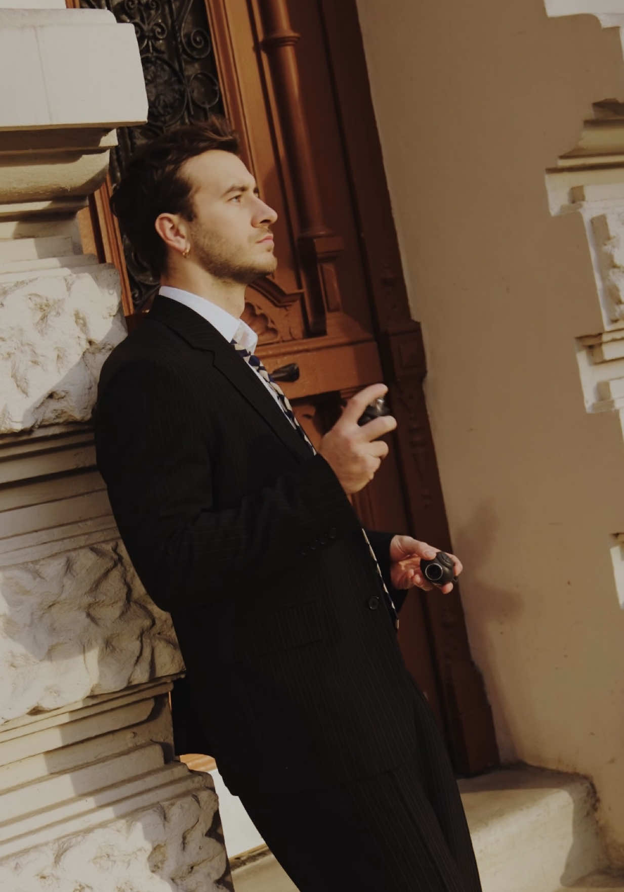 TikTok post by @louisdarcis for DOUGLAS. Caption reads: [...] a movie w/ #ToyBoy2 by @Moschino.Beauty....