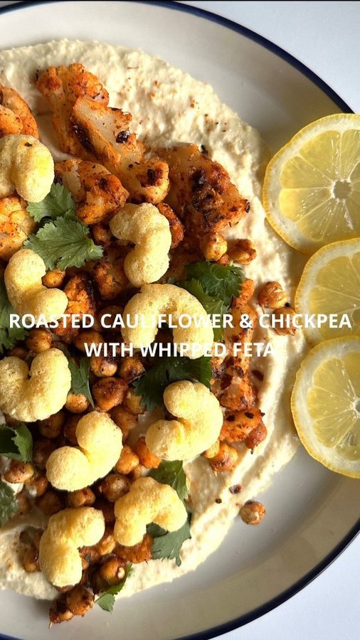 Instagram post by @munchymoodz for CauliPuffs. Caption reads: Need a new way to use up a whole head of....