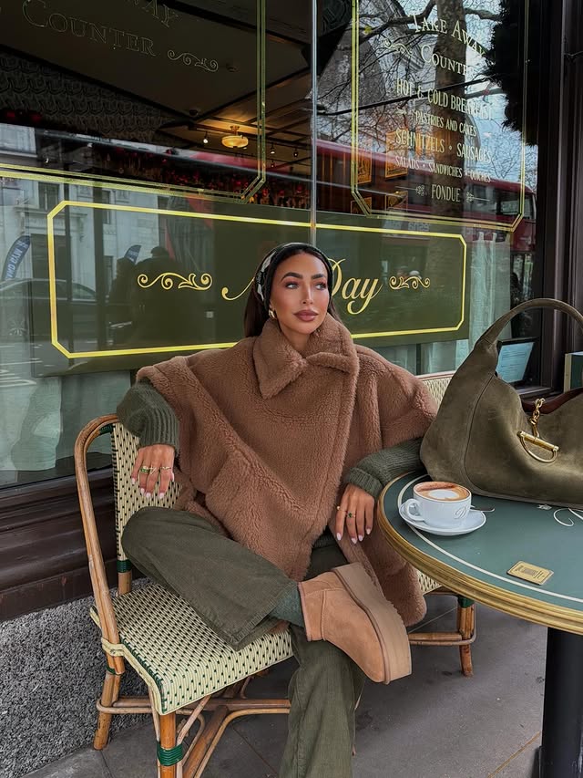 Instagram post by @aimazin for UGG. Caption reads: Certified cosy season 🧸 
@uggineurope ad.