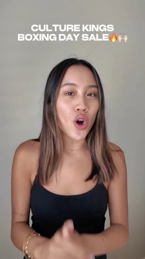 Instagram post by @yueli.iacopino for Culture Kings. Caption reads: @culturekings.anz the only Boxing Day [...].