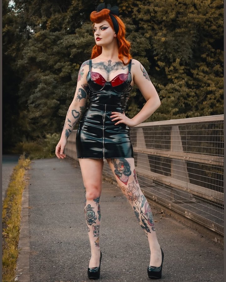 Instagram post by @miss.amberlouise for Honour Clothing. Caption reads: Top and skirt by @honourclothing 🖤 Use code....