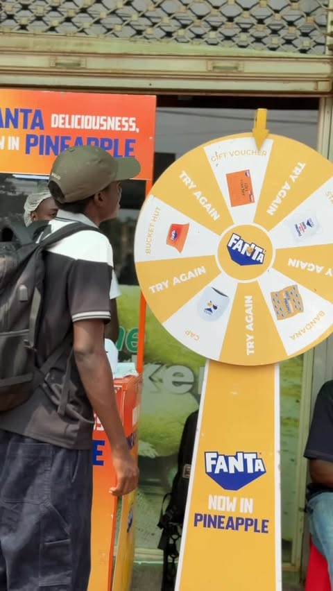 Instagram post by @brennanbaby for Fanta. Caption reads: Have you tried out the new fanta pineapple 🤗....