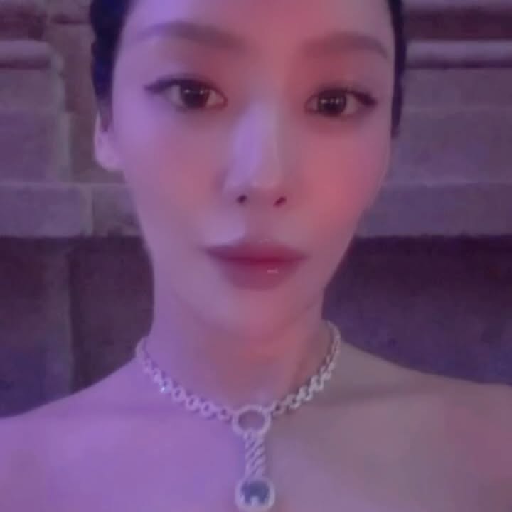 Instagram post by @jooyoungthej for Pomellato. Caption reads: A magical night with magical masterpieces✨....