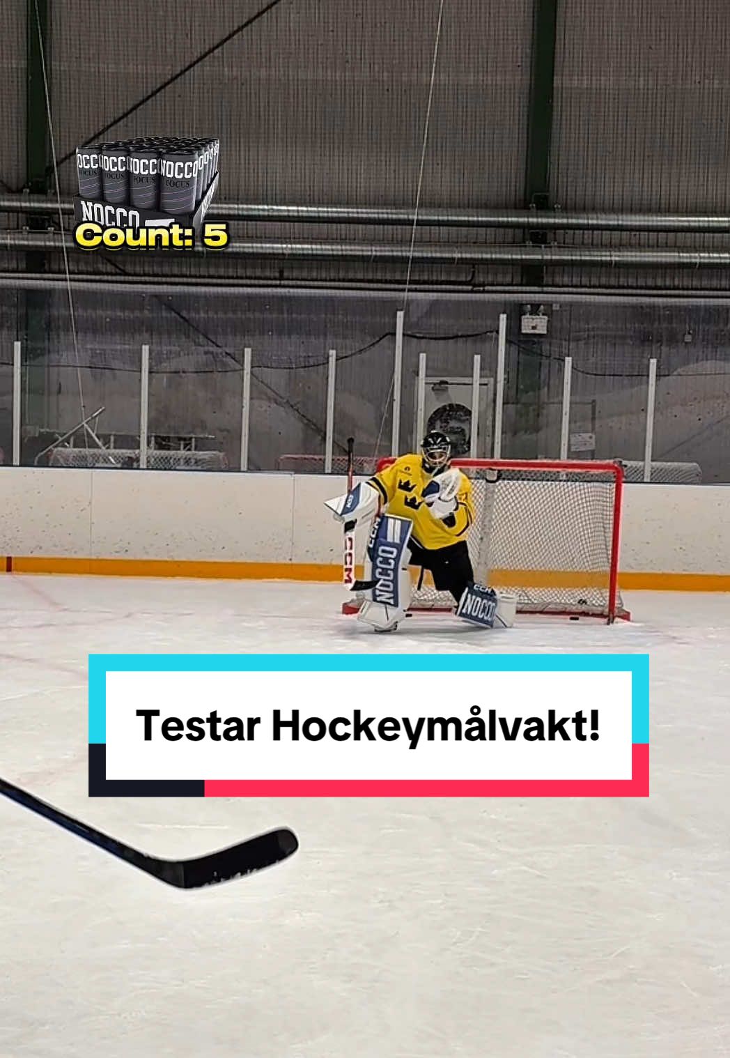 TikTok post by @viktorberglund_ for Nocco. Caption reads: Reklam @NOCCO | Ni kan tacka mig senare!😎🌟....
