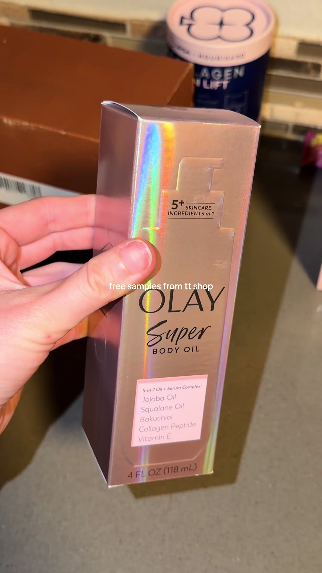 TikTok post by @meganography for Obvi. Caption reads: @Olay Skin Care @Obvi @Pepsi @Pepsi @Mountain Dew.
