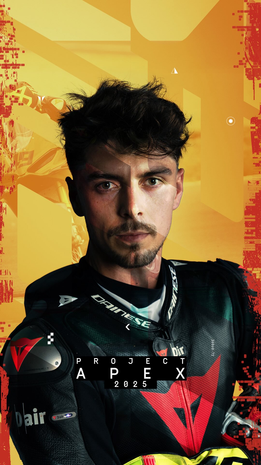 Instagram post by @fabiodiggia49 for Dainese. Caption reads: Pushing safety forward.
Highlights from Dainese....