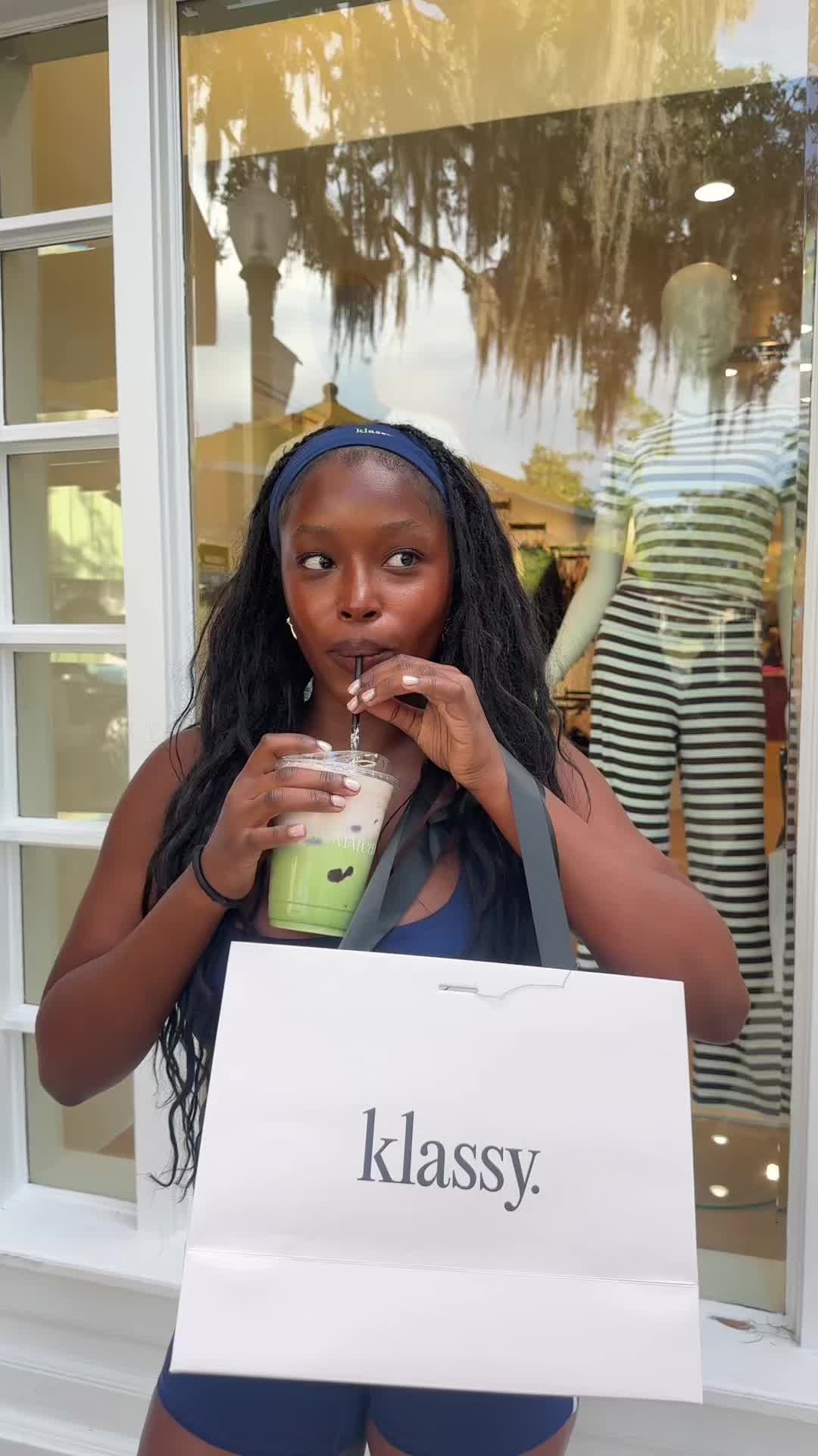 TikTok post by @ivy4evr for Klassy Network. Caption reads: 🍵🫧🪽 @Klassy Network #klassypartner #klassy....