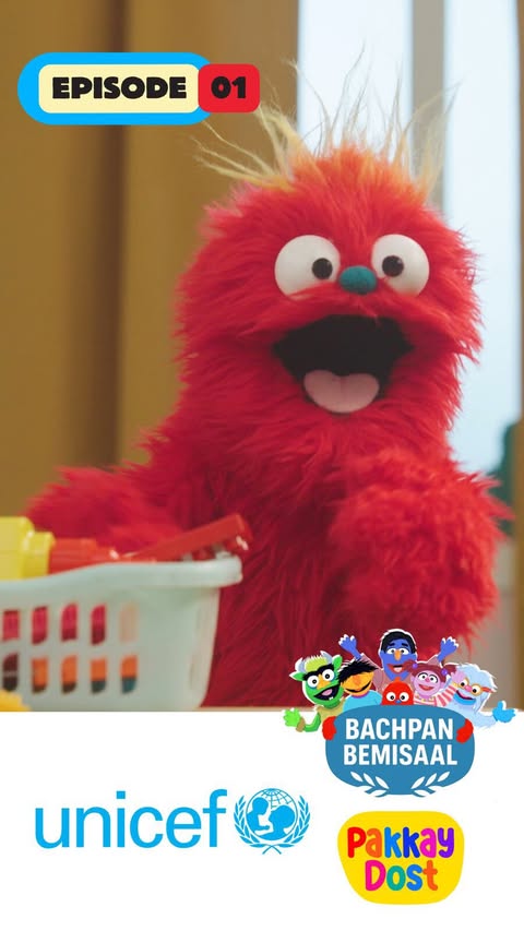 Instagram post by @pakkaydost for UNICEF. Caption reads: Bachpan bemisaal ki pheli episode mein dekhein -....