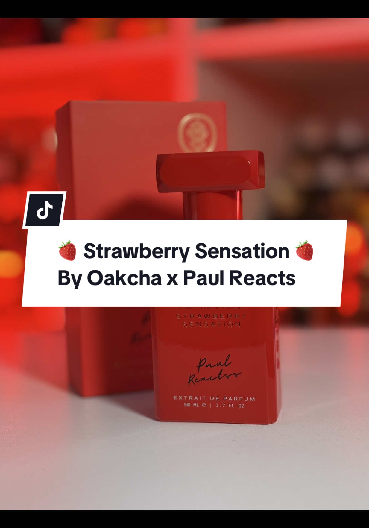 TikTok post by @thegourmandgirl for Oakcha. Caption reads: [...] Influencer!  *purchased from @Oakcha ....