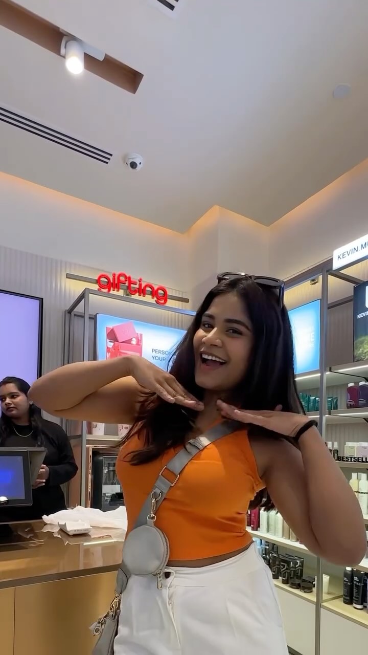 Instagram post by @swethaa_naidu for Santoor Stay Young. Caption reads: And here it is... My long-awaited ‘Day in My Life’....