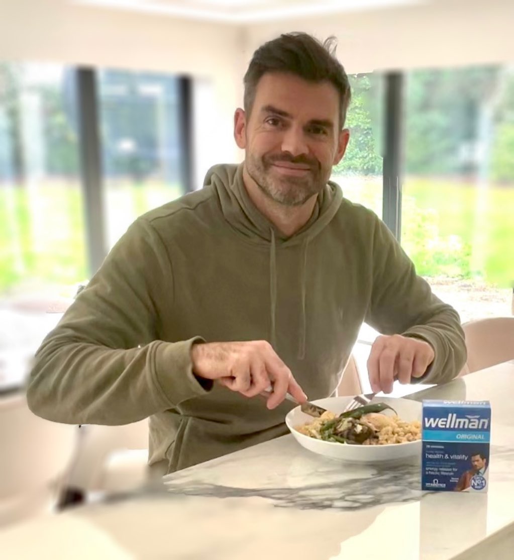 Instagram post by @jimmya9 for Vitabiotics. Caption reads: ad | Taking care of our body starts with our....