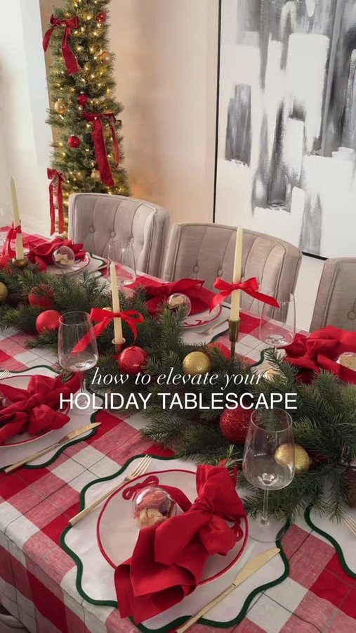 Instagram post by @convinoboard for Solino Home. Caption reads: 3 ways to elevate your holiday tablescapes....