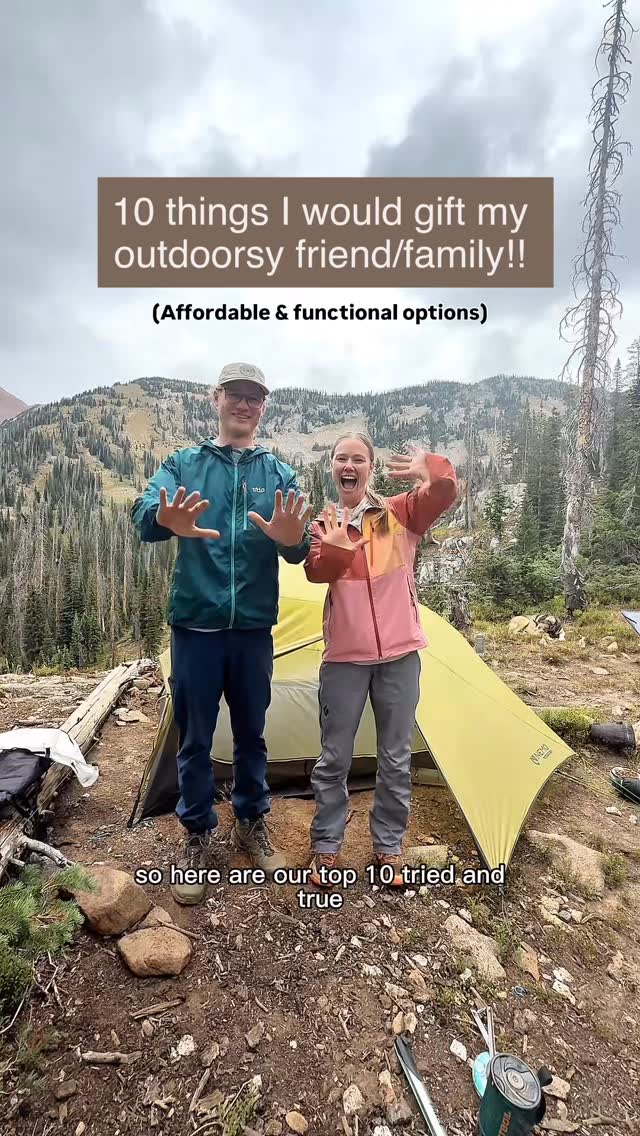 Instagram post by @operation.adventure for REI. Caption reads: I would want these 👀 (all from @rei Co-op!)....