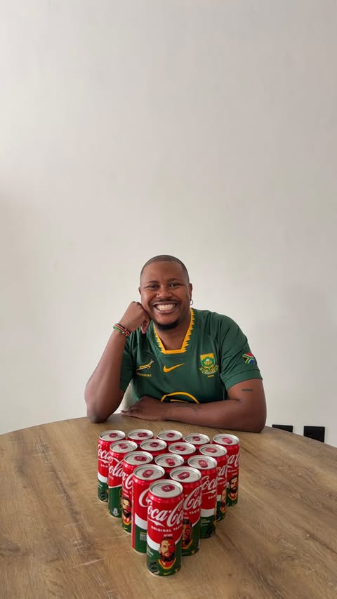 Instagram post by @dearbheki for Coca-Cola South Africa. Caption reads: Rugby is for everyone! Which is why I think it’s....