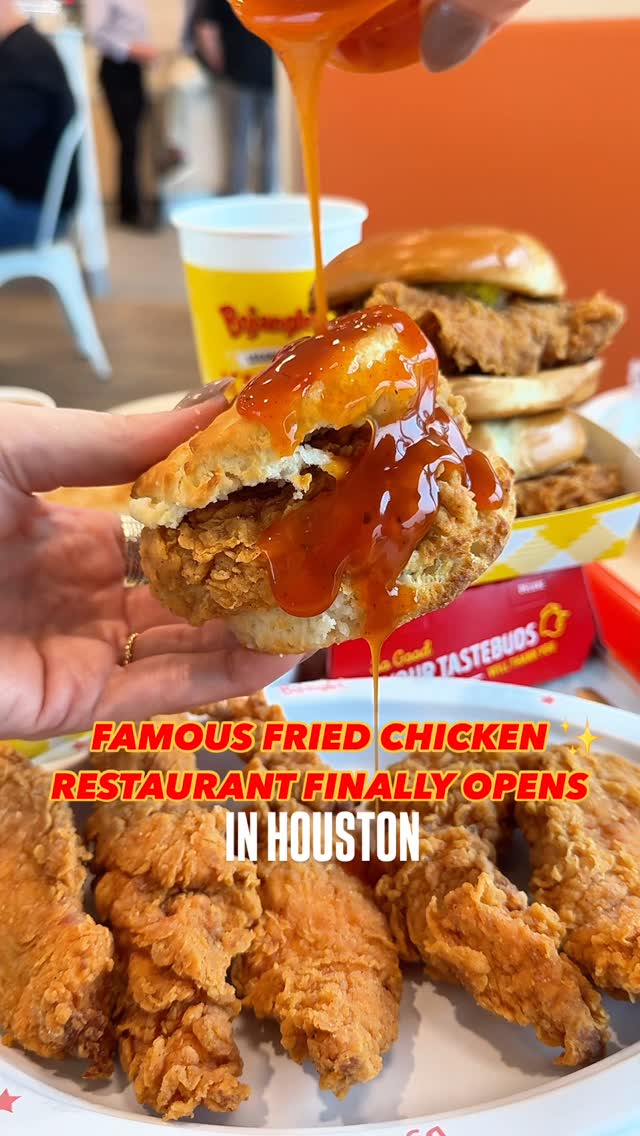 Instagram post by @hangryhoustonian for Bojangles. Caption reads: A FRIED CHICKEN FAVORITE HAS FINALLY MADE ITS WAY....