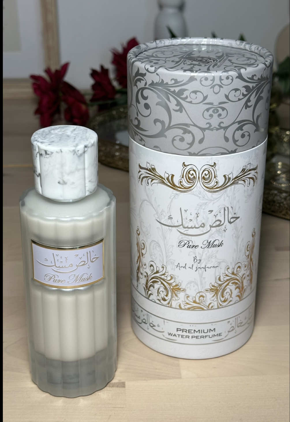 TikTok post by @missmag.59 for Aprizo. Caption reads: [...] blanc de Ard Al Zaafaran dispo chez @APRIZO....