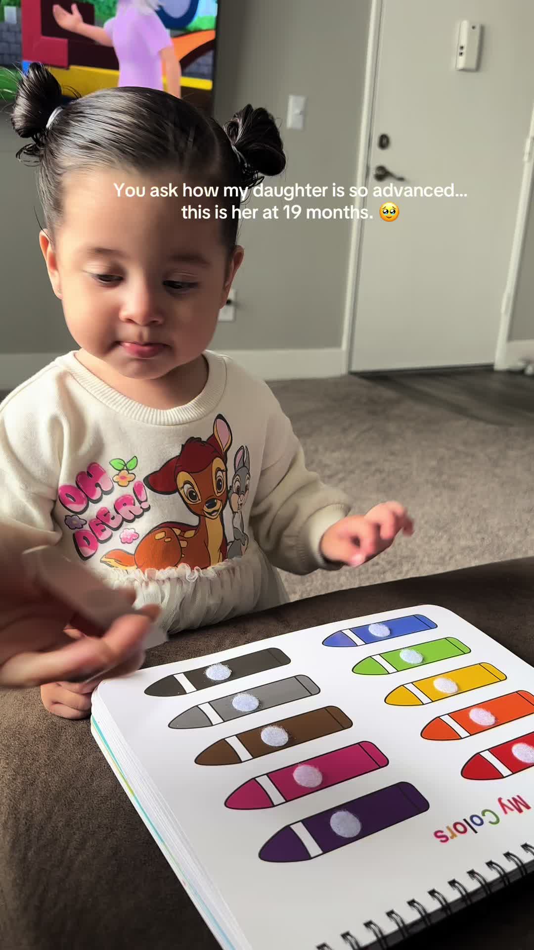 TikTok post by @lilmamik_ for Mallify. Caption reads: [...] #busybook #fyp #toddlermusthaves @Cool....
