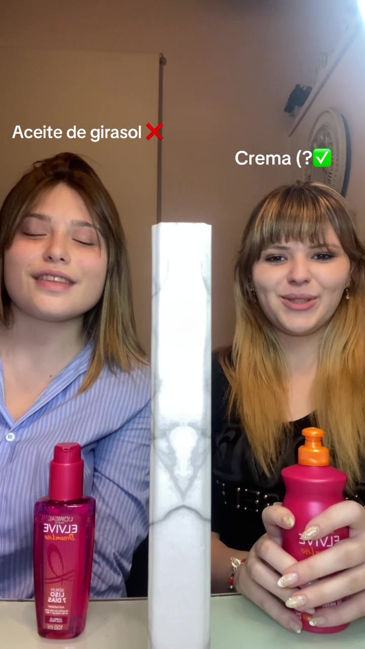 TikTok post by @nachu_lancini for ForMe Tips. Caption reads: Amo este juego!  #LacioAPruebaDeTodoFM #HairCare....