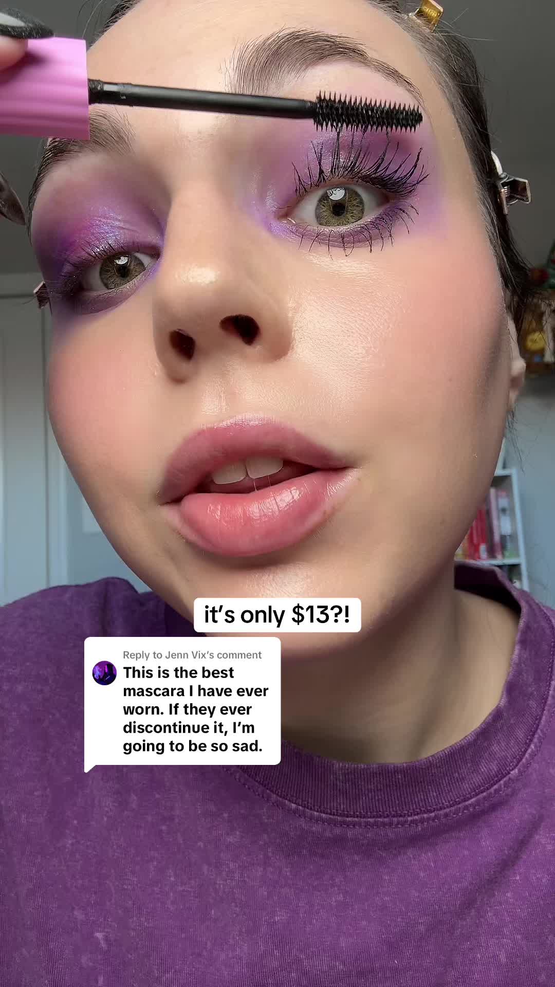 TikTok post by @shopswithsteph for COVERGIRL. Caption reads: [...] bc it really is THAT GOOD!! @COVERGIRL....
