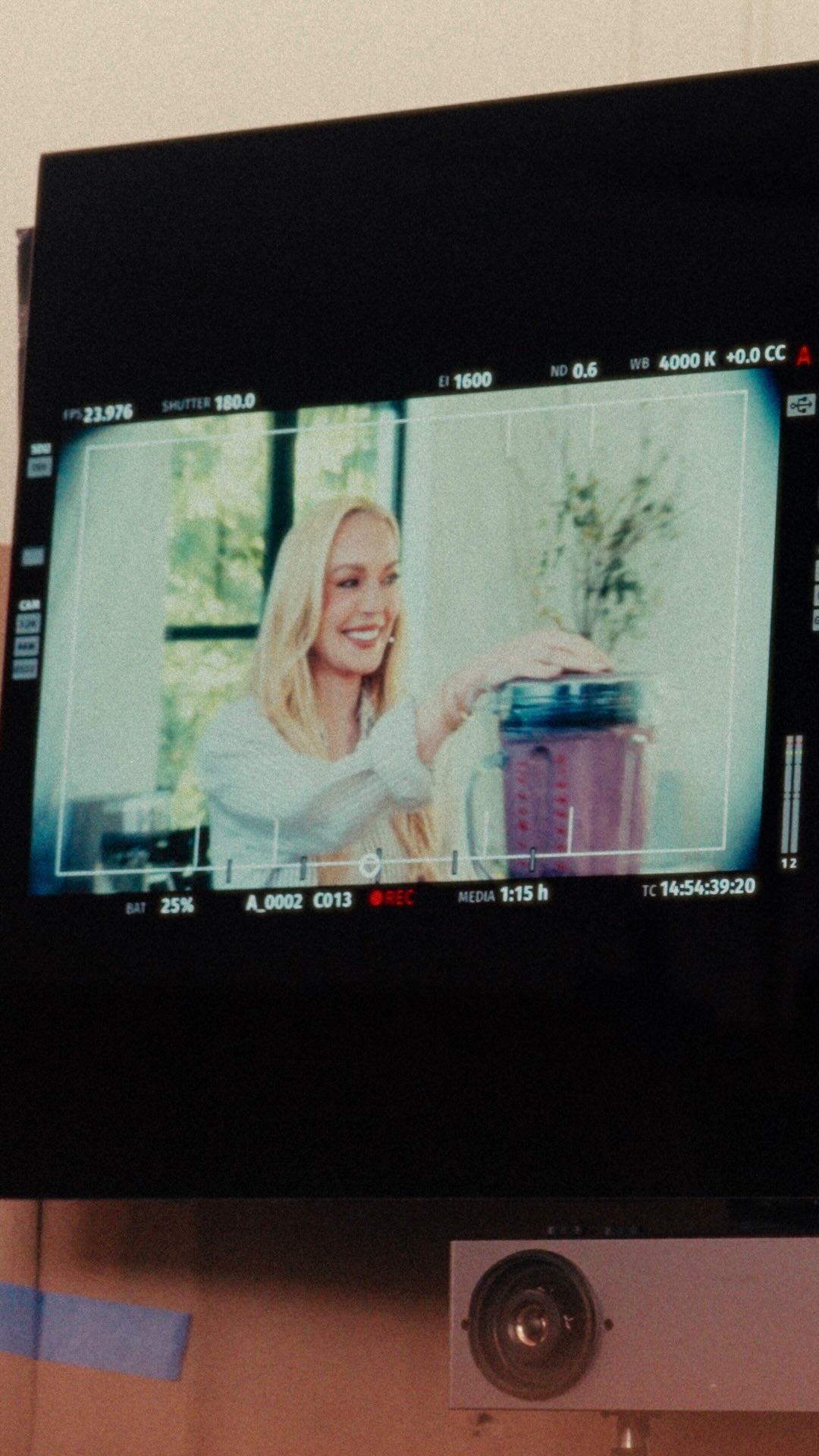 Instagram post by @lindsaylohan for Verizon. Caption reads: Things may not always go perfectly... but I know....