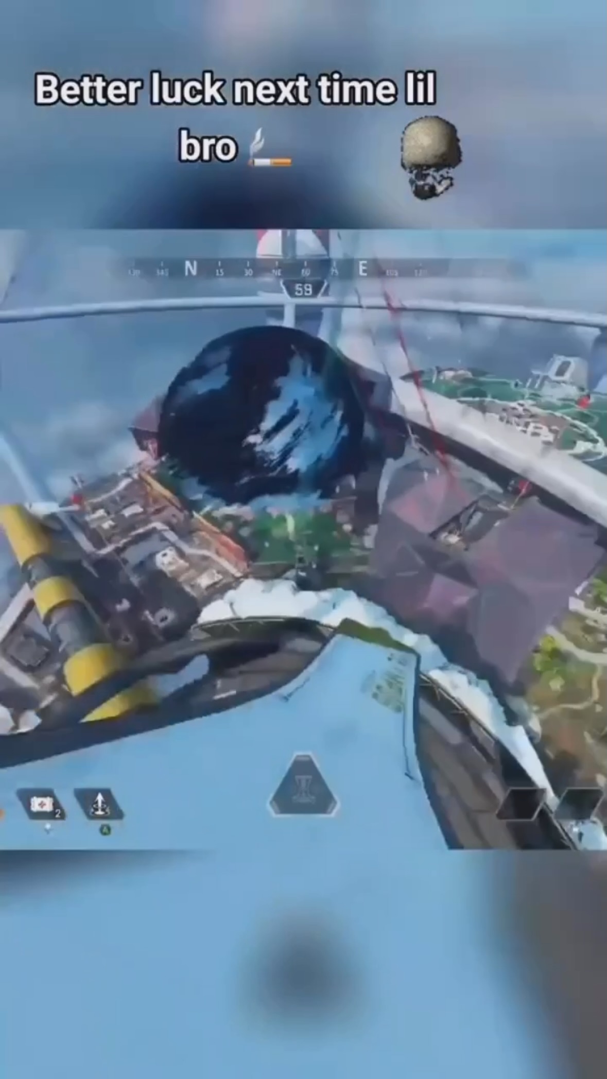 Instagram post by @mayor_of_fps for Apex Legends. Caption reads: And this why apex shouldn’t have kill cams I would....