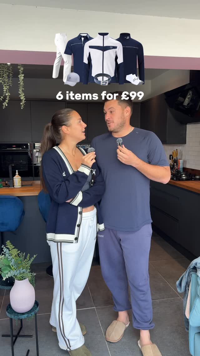 Instagram post by @coupleagolfers for Druids. Caption reads: [...] golf outfits 👌⛳️

We both got the @druids....