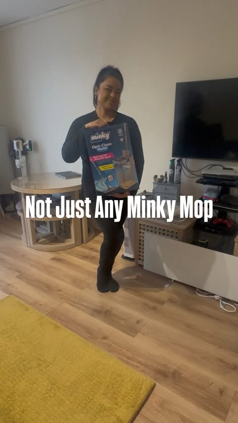 Instagram post by @athomewith_meena for Minky Homecare. Caption reads: [...] Beautiful Invention From @minkyhomecare....