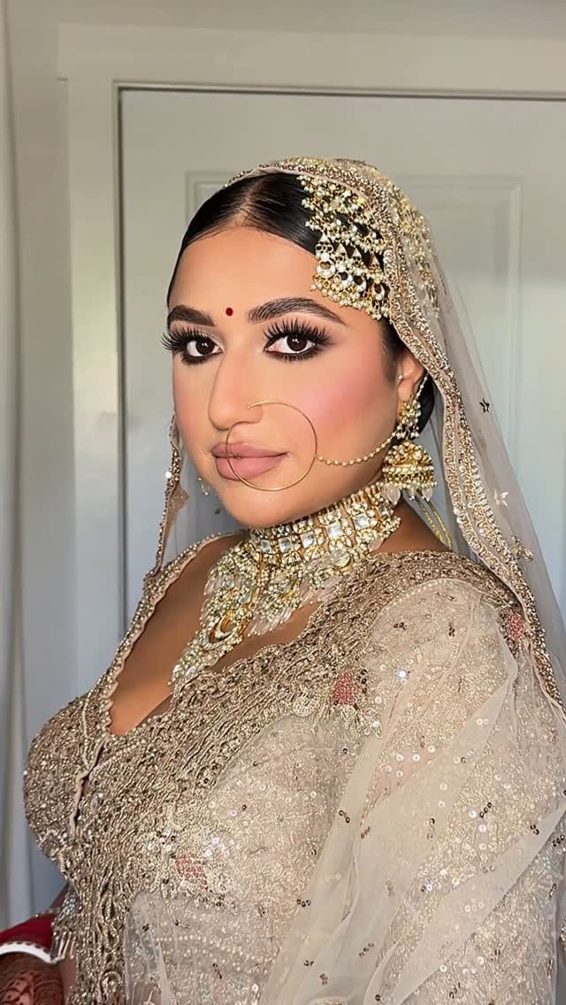 Instagram post by @facesbyraman for Too Faced. Caption reads: Avneet got married last June, and this year, to....