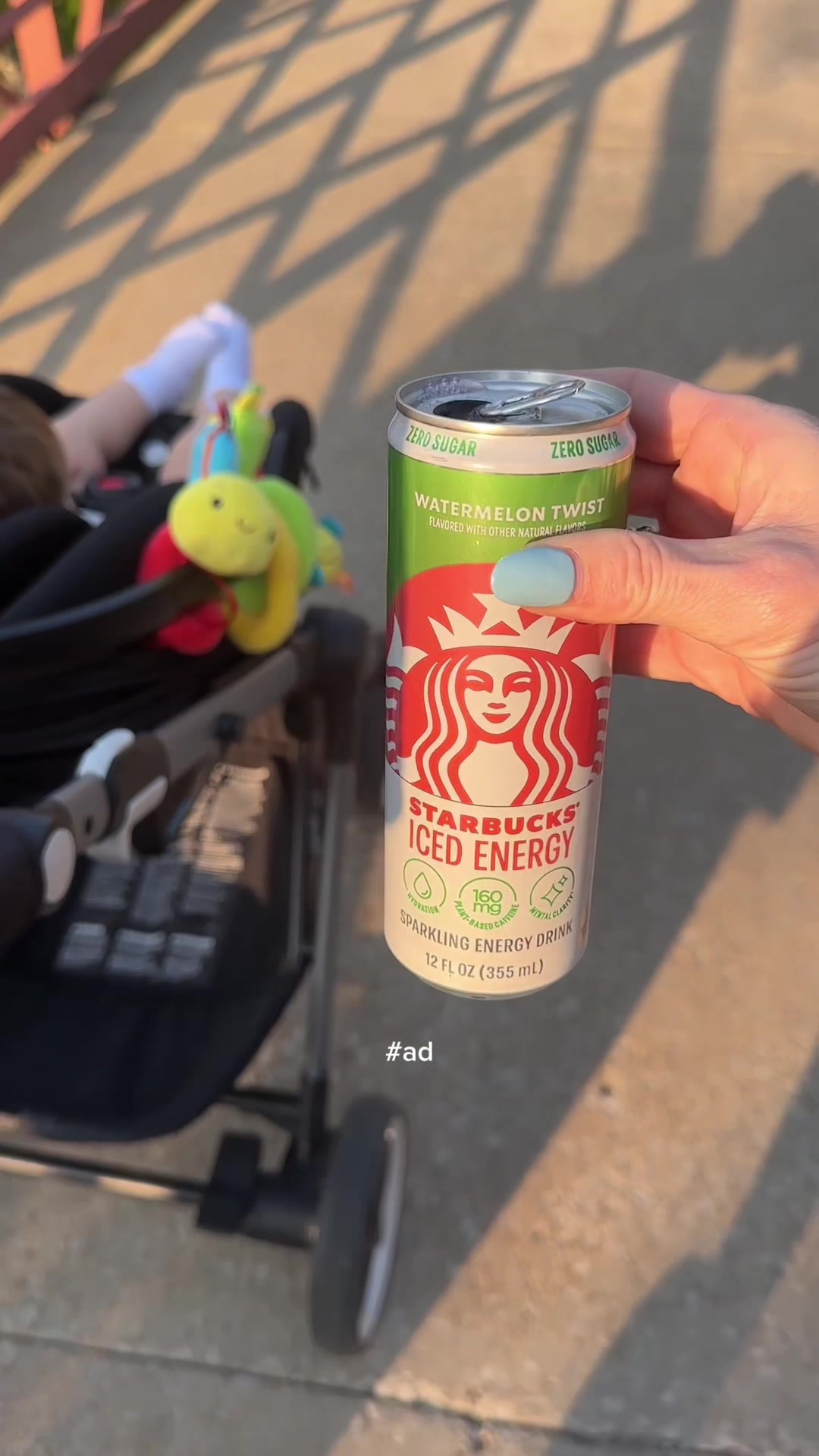 TikTok post by @craftaycorner for Starbucks. Caption reads: #ad Tackling my home project list as a teacher on....