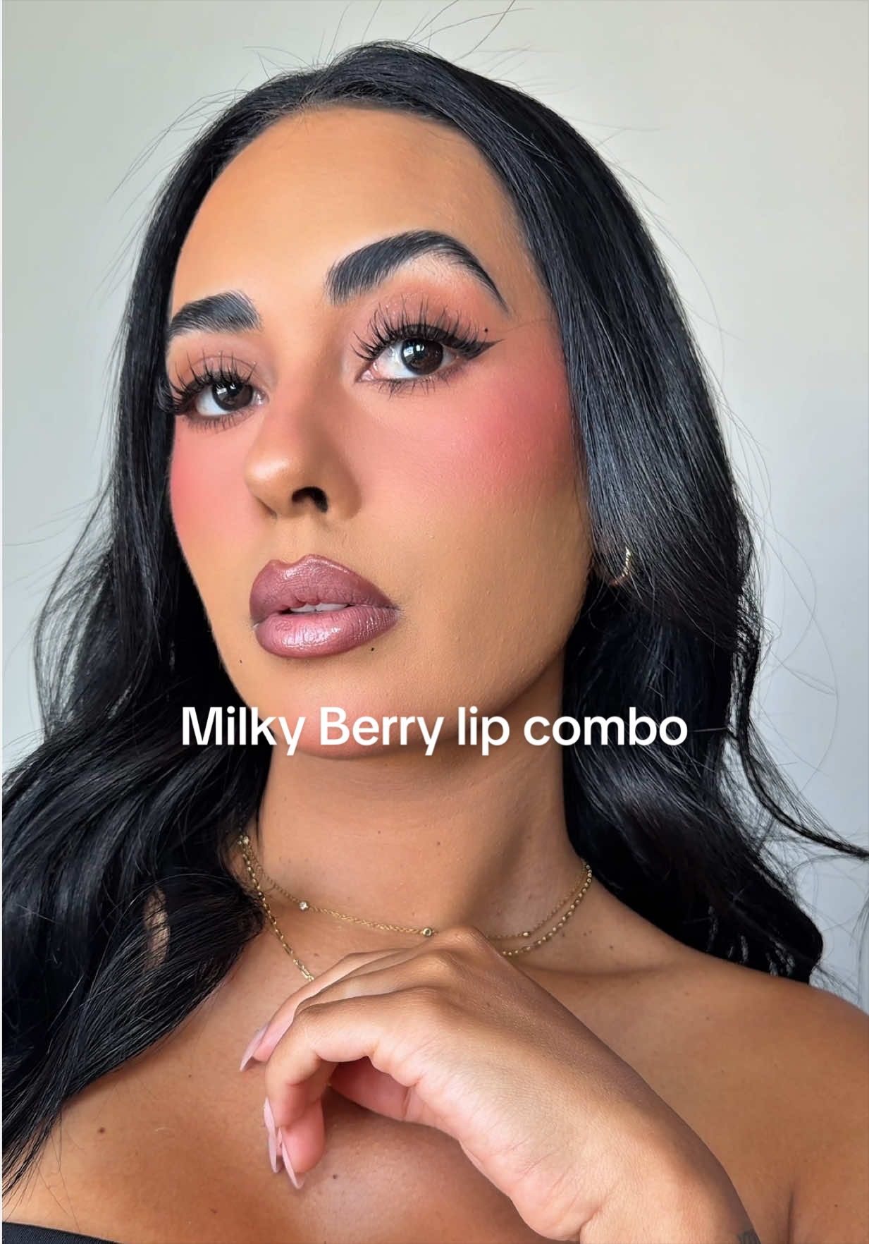TikTok post by @angiely.goodman for Kara Beauty. Caption reads: My new obsession all things @Kara Beauty #glowbalm....