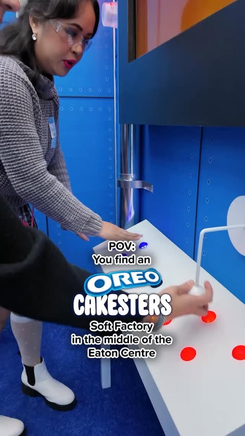 Instagram post by @oreo_canada for BuzzFeed. Caption reads: Surprises await in every blind box at the OREO....