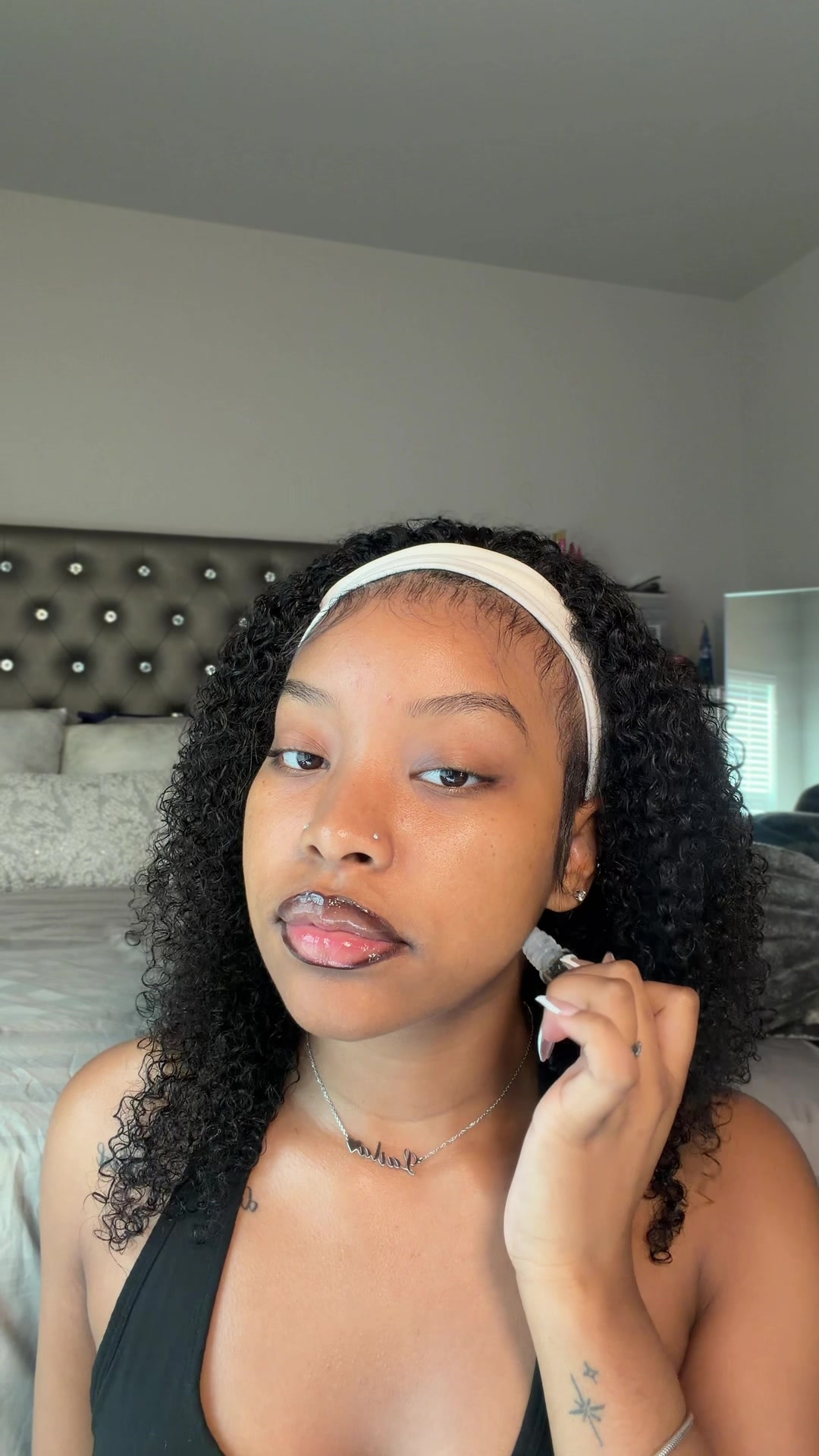TikTok post by @laila.alise for Colgate-Palmolive. Caption reads: Grwm for a Target run ❤️ @Dove Beauty & Personal....