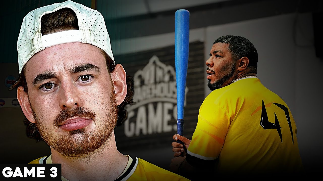 YouTube post by @WarehouseGames for Shady Rays. Caption reads: The Story vs The Rippers | Game 3 | Captains’....