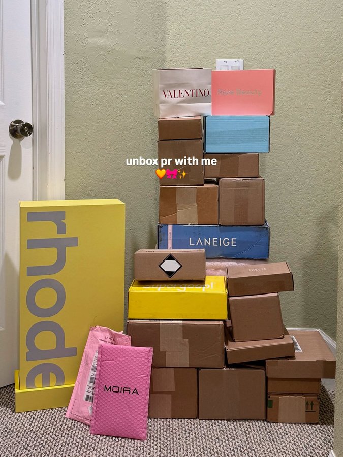 Instagram post by @makeupnco for RMS Beauty. Caption reads: keep posting your silly little videos....