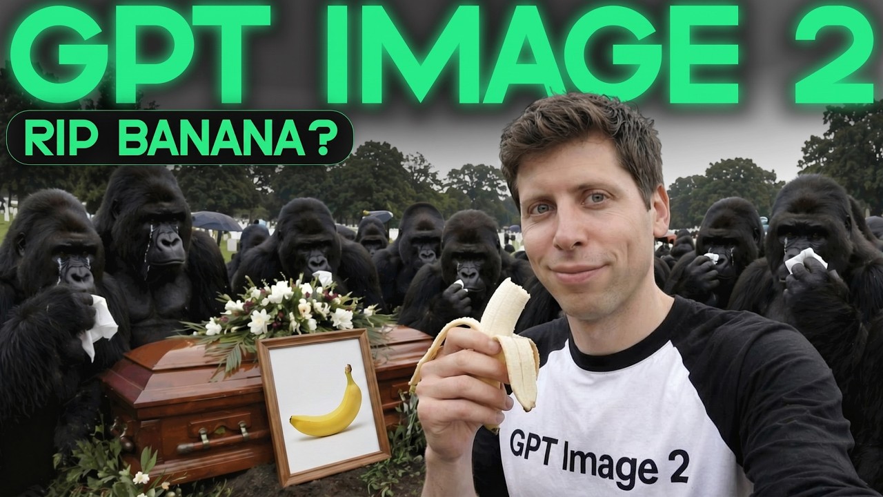 YouTube post by @cyberjungle for Onlyxxhub. Caption reads: OpenAI JUST Dropped GPT Image 2 and It’s WILD....
