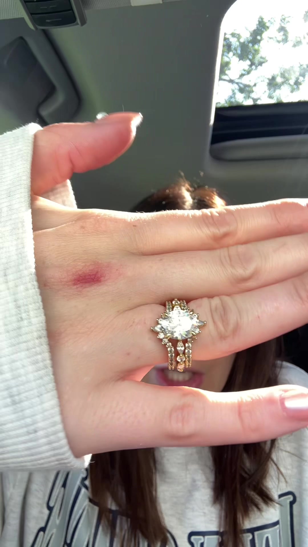 TikTok post by @marastiktokshop for EAMTI Jewelry. Caption reads: [...] wear your real ring, you need this. @EAMTI....