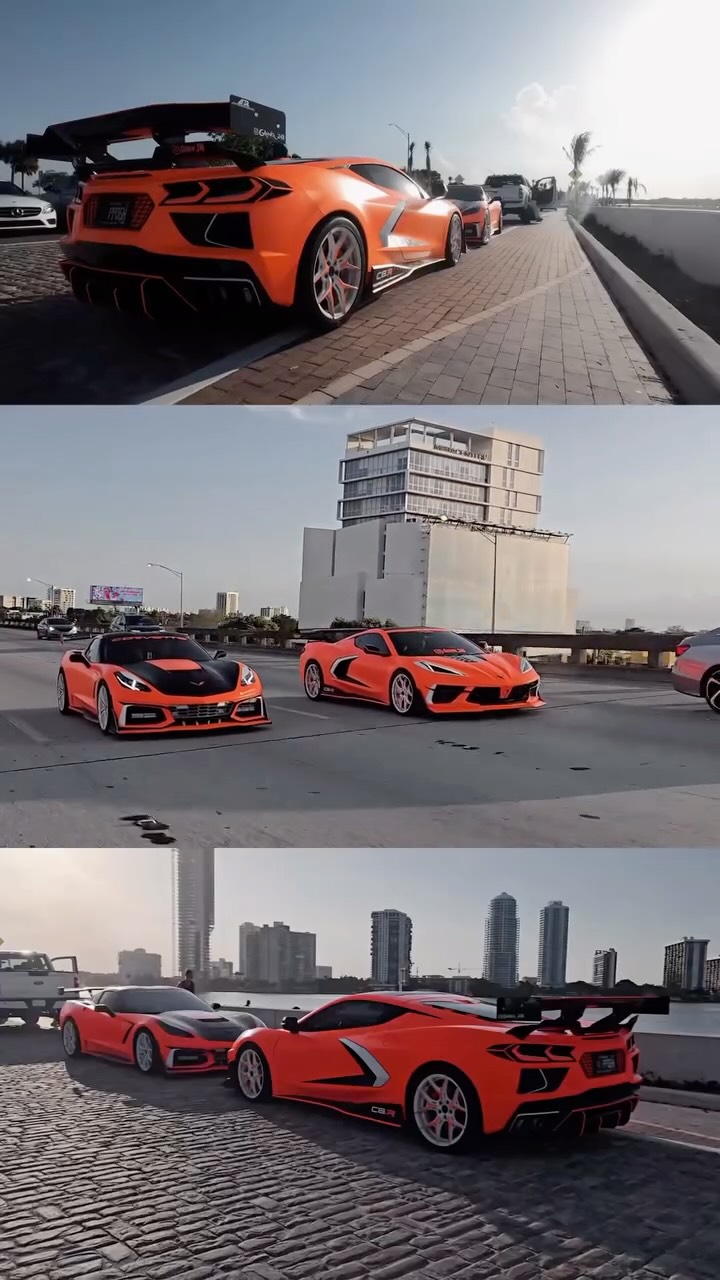 Instagram post by @corvette.society for Extreme Online Store. Caption reads: .